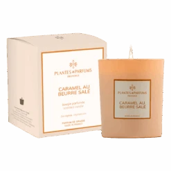 Bougie Végétale Caramel Au Beurre Salé 180g Avec étui