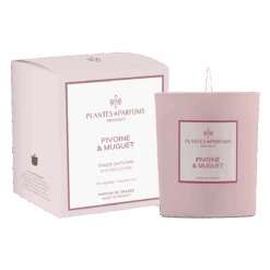 Bougie Végétale Pivoine & Muguet 180g Avec étui